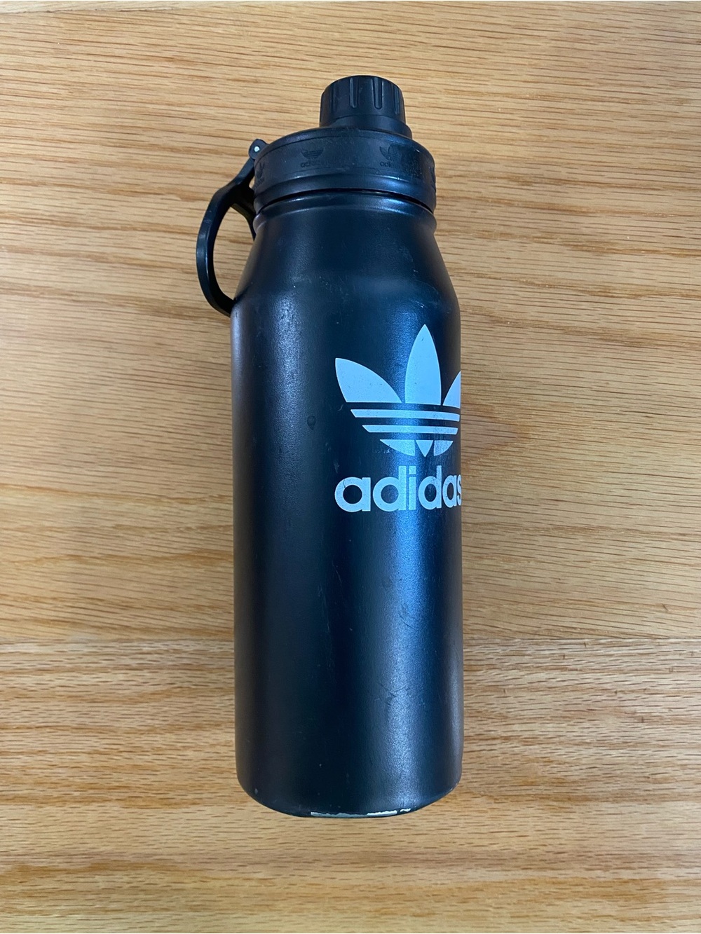 adidas Black Matte Sports Bottle